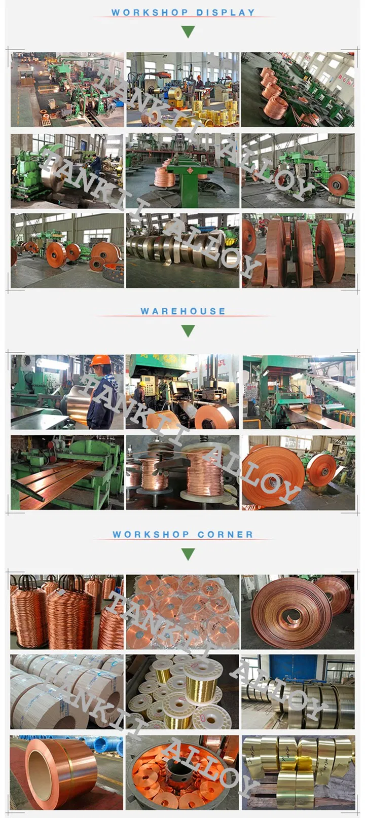Buona lavorabilità Verga di ottone Grande dimensione Alta efficienza 3