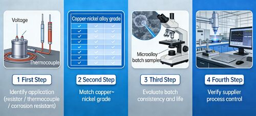 Latest company news about La Guida del Professionista per l'Approvvigionamento di Lega Rame-Nichel (Filo Cupro-Nichel)